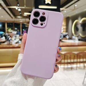 NEW CoolBELL iPhone 14 Plus 6.7" TPU Shockproof Case Purple, Camera Protection